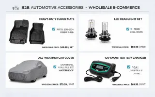 E-commerce auto accessory catalogs